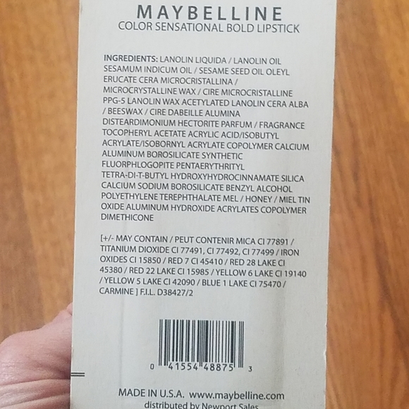 NWT Maybelline COLORsensational LIPSTICK N°815 REBEL PINK! - Picture 3 of 16